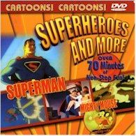 CARTOON SUPERHEROES AND MORE (DVD MOVIE)