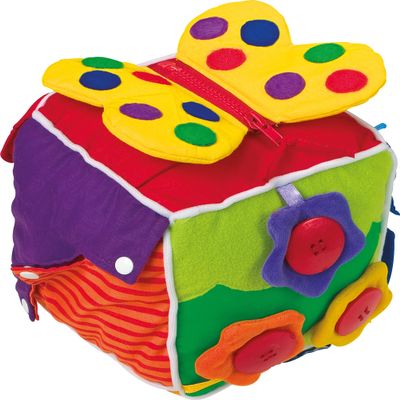 Baby's Soft Play Cube with multi activity