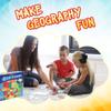 GeoToys GeoPuzzle, USA & Canada Jigsaw Puzzles, 69 Pc Geography Puzzle, Geography Game, Map Puzzle - Jigsaw Puzzles for Kids Ages 6-9, Stocking Stuffers for Kids, Christmas Gifts for Grandkids view 2