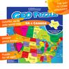 GeoToys GeoPuzzle, USA & Canada Jigsaw Puzzles, 69 Pc Geography Puzzle, Geography Game, Map Puzzle - Jigsaw Puzzles for Kids Ages 6-9, Stocking Stuffers for Kids, Christmas Gifts for Grandkids view 3