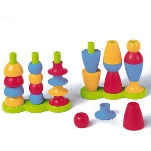 Nathan 375091 24 Pieces Triolo Set, Multi Color