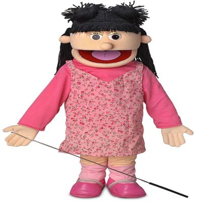 25" Susie, Peach Girl, Full Body, Ventriloquist Style Puppet