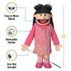 25" Susie, Peach Girl, Full Body, Ventriloquist Style Puppet view 3