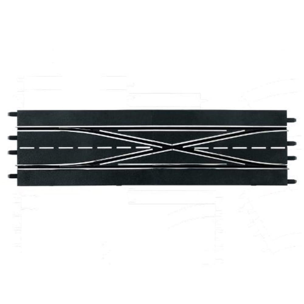 Carrera 30347 Double Lane Change Track Section add on Expansion Accessory Part Compatible with Digital 132 and 124 Slot car Tracks