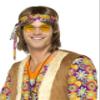 Smiffys 43061 Hippie Specs, Yellow, One Size view 2