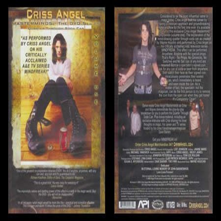 Criss Angel, Masterminds, the Dvd Series, Volume 1
