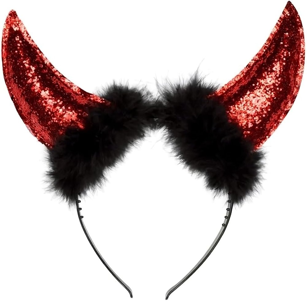Boland 01069 Headband Devil Horns Hats and Other Headgear Red/Black