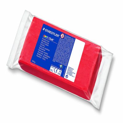 Staedtler Noris Club 8421 Plasticine Putty, 1000 g, Red