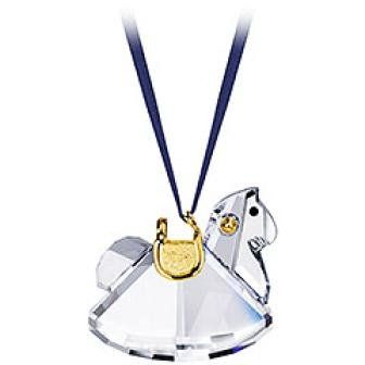 SWAROVSKI Rocking Horse, Gold-Plated 842759"