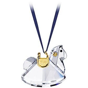 SWAROVSKI Rocking Horse, Gold-Plated 842759"