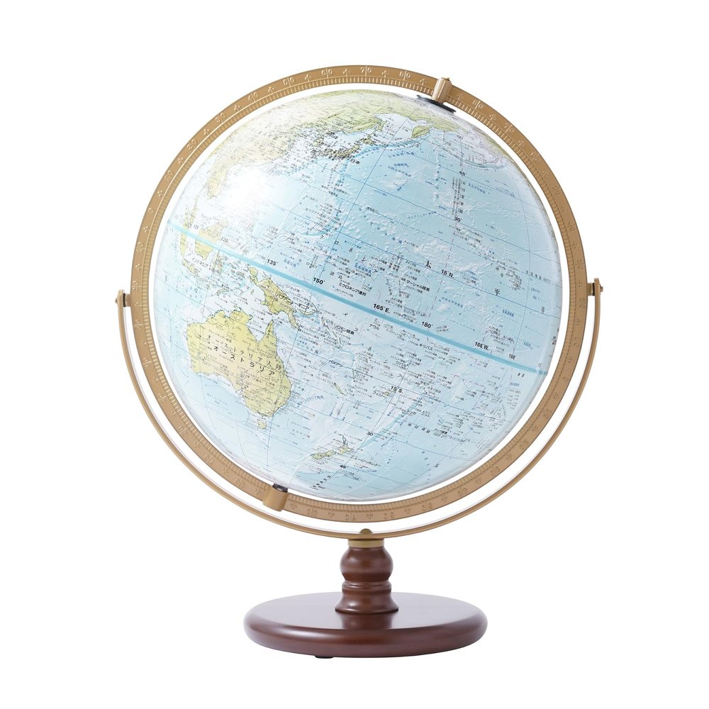 Riprugle 33874 Globe, Oceanian Shape, Blue Ocean, Japanese Version