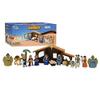 BibleToys Nativity Set - Christmas Story Manger Scene, 18 Pieces With Birth of Baby Jesus Mini-Storybook (in English & Spanish), Little Animals & Figures Indoor Playset, Children Ages 3 And Up view 1