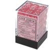 Dice Set 36d6 Translucent (12mm) 23814 Pink / White view 4