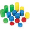 Learning Resources Hexagram Weights - Set of 54 Pieces, Ages 8+, Math Manipulatives for Kids, Teacher Supplies, Back to School, Classroom Must Haves view 1