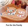 Mainstreet Classics Wooden "29" Cribbage Board Game Set view 2