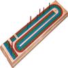 Mainstreet Classics Traditional Wooden Cribbage Board Game Set view 1