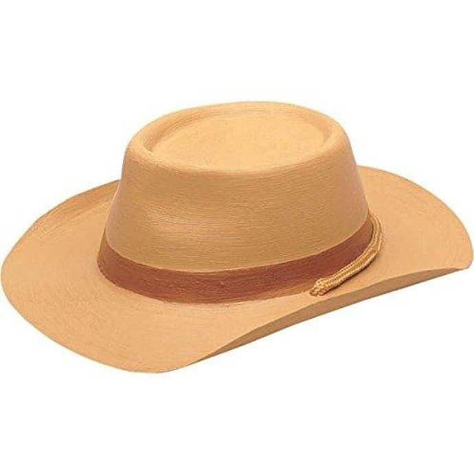 Amscan High Riding Western Party Cowboy Hat (1 Piece), Brown, 21.5 x 9.3