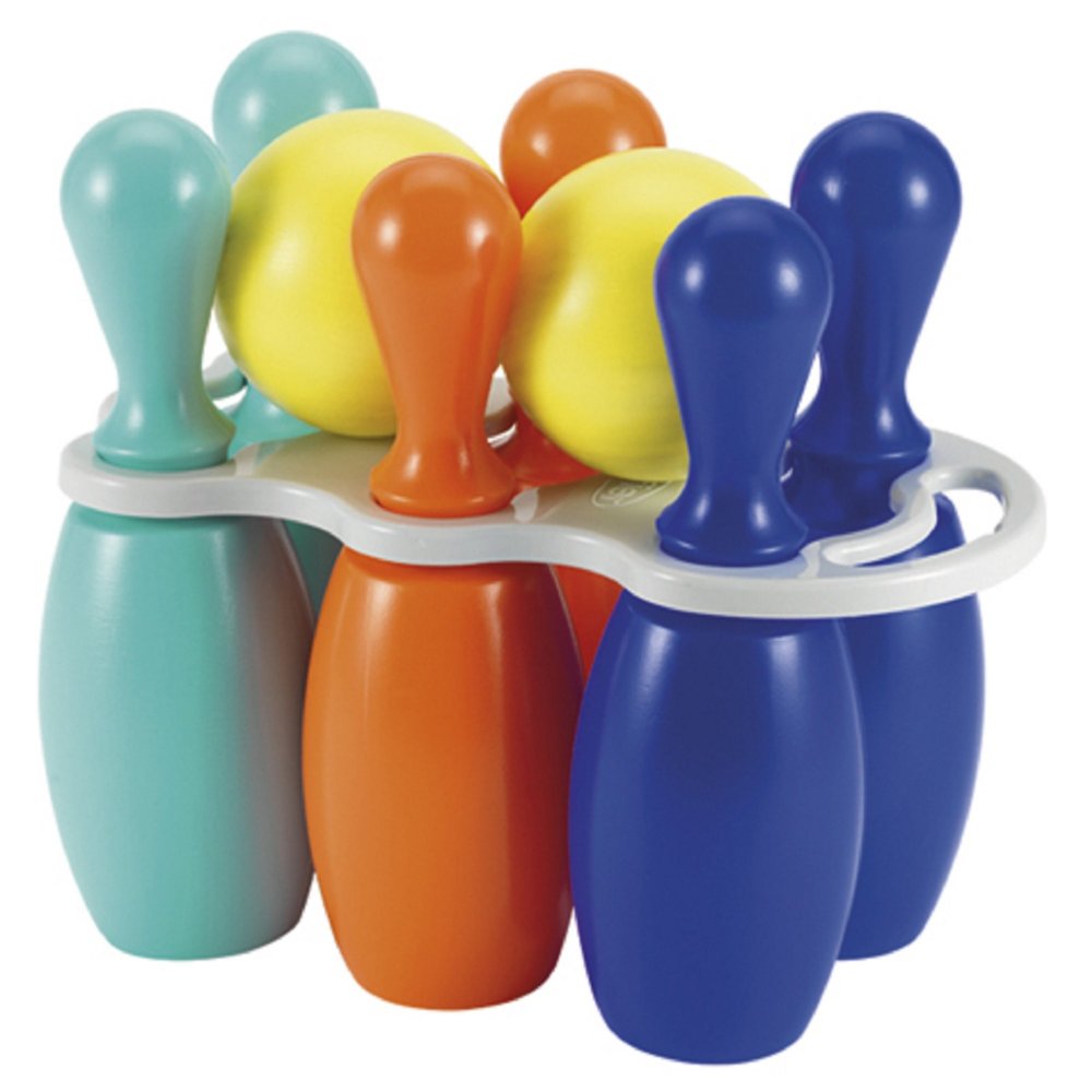Ecoiffier Skittle Set, 6 Piece, Multicolour, 18.5cm, Kid, 2 Balls, 1 Rack