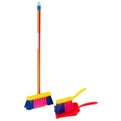 Theo Klein 6025 Pure Fresh Brush Set I 3-Piece, Colourful Brush Set I with Broom, Hand Brush and Dustpan I Toys for Children Aged 3 and Over