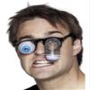 Smiffys Droopy Eye Specs with Metal Spring, Funny Fancy Dress, Halloween Fancy Dress Accessories Dress Up Jokes & Novelties view 1