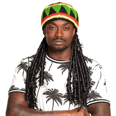 Boland 82008  Rasta Hat with Dreadlocks