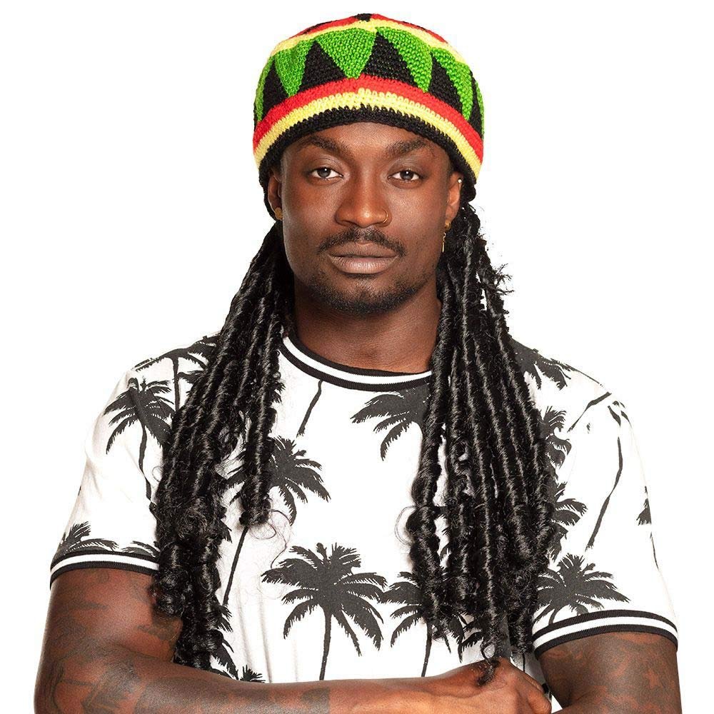 Boland 82008 Rasta Hat with Dreadlocks