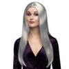 Boland 86082 Halloween Long Straight Silver Grey Witch Wig Fancy Dress Accessory view 2