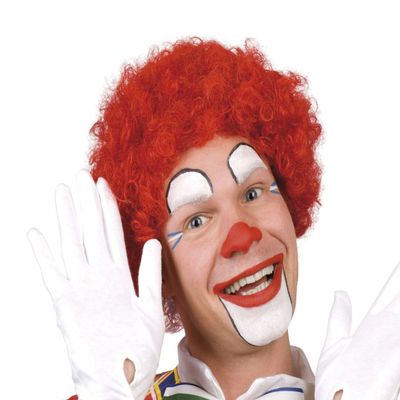 Boland 85983  Clown Wig Hedgehog, Red