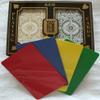 2 Free Cut Cards + KEM Arrow Black Gold Playing Cards Bridge Size Jumbo Index view 1