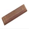15" Wooden Walnut 3 Track Cribbage Game Board, Medium Brown view 1
