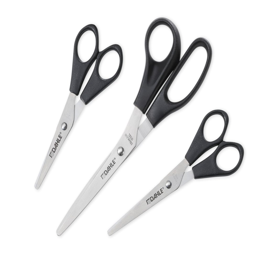 Dahle 5460020117 Eco Scissors Set, Set of 3, 5/6/8inch