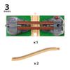 BRIO World Collapsing Bridge for Wooden Train Set - 3-Piece Accessory - FSC-Certified - Compatible with BRIO Railway and Train Track Sets - Encourages Fun Creativity - Kids Ages 3 & Up view 3