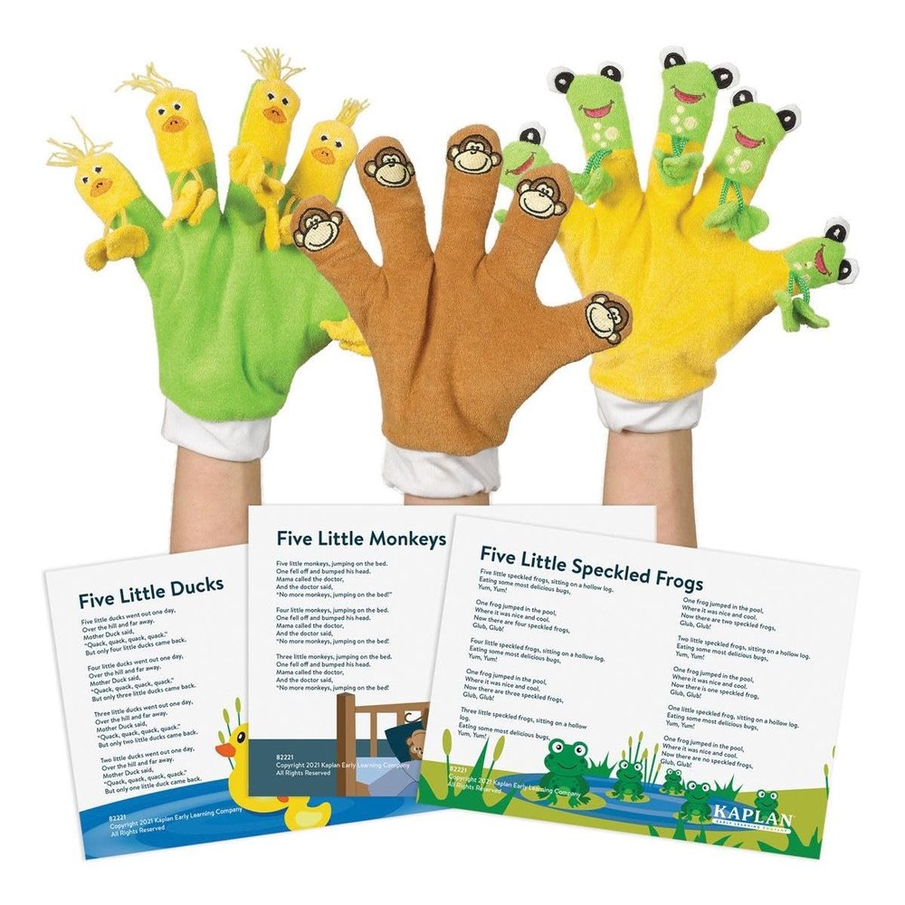 Hand Gloves Kaplan Early Learning Set of 3 Storybook Favorites
