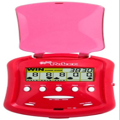 Mattel Radica Fliptop Poker Hand Held Electronic Game