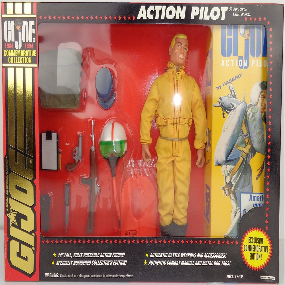 12" GI Joe 30th Anniversary ACTION PILOT Action Figure (1994 Hasbro)