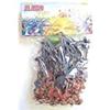 55 Piece Battle for The Alamo 60mm Texan and Mexican Soldier Plastic Army Men Figures Toy Set view 1