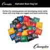 Champion Sports 5 Inch Alphabet Bean Bag Set view 3