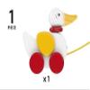 BRIO Infant & Toddler 30323 - Pull Along Duck Wood Baby Toy | Flapping Wings | Engaging Motor Skill Development | Certified Sustainable Wood Materials | Ideal for Kids Ages 1 and Up view 4