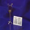 Dollhouse Miniature Brass Music Stand view 1