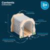 Bigjigs Rail Grey Stone Tunnel - Other Major Wooden Rail Brands are Compatible view 2