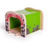 Bigjigs Rail, Double Tunnel, Wooden Toys, Train Set, Train Tunnel, Wooden Train Track Accessories, Bigjigs Accessories, Train Toys, Train Tunnel for Kids view 1