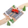 Bigjigs Rail Level Crossing - Other Major Wooden Rail Brands are Compatible view 3