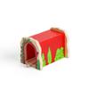 Bigjigs Rail Red Brick Train Tunnel | Model Accessories for Wooden Railway Track | Wood Toy Expansion for Steam Engine Fans | Ideal Gifts for 3+ Year Old Kids | Toddler Education Tool view 1