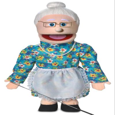 25" Granny, Peach Grandmother, Full Body, Ventriloquist Style Puppet