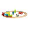 Bigjigs Rail, First Wooden Train Set, Train Gifts for Kids, 20 Piece, Train Set for 3 Year Old Boys, Train Toys for Toddlers view 1