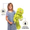 30" Green Monster Puppet, Full Body Ventriloquist Style Puppet view 2