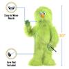 30" Green Monster Puppet, Full Body Ventriloquist Style Puppet view 3