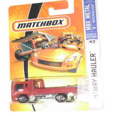 2007 Matchbox -#43 Hiway Hauler Red Collectibles Collector Car