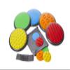 GONGE Tactile Sensory Discs - Starter Set - 10 Textured Stepping Discs, Sensory Exploration, Cognitive Development - Includes Blindfold - Ages 1+, Vibrant view 2