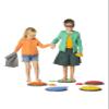 GONGE Tactile Sensory Discs - Starter Set - 10 Textured Stepping Discs, Sensory Exploration, Cognitive Development - Includes Blindfold - Ages 1+, Vibrant view 3